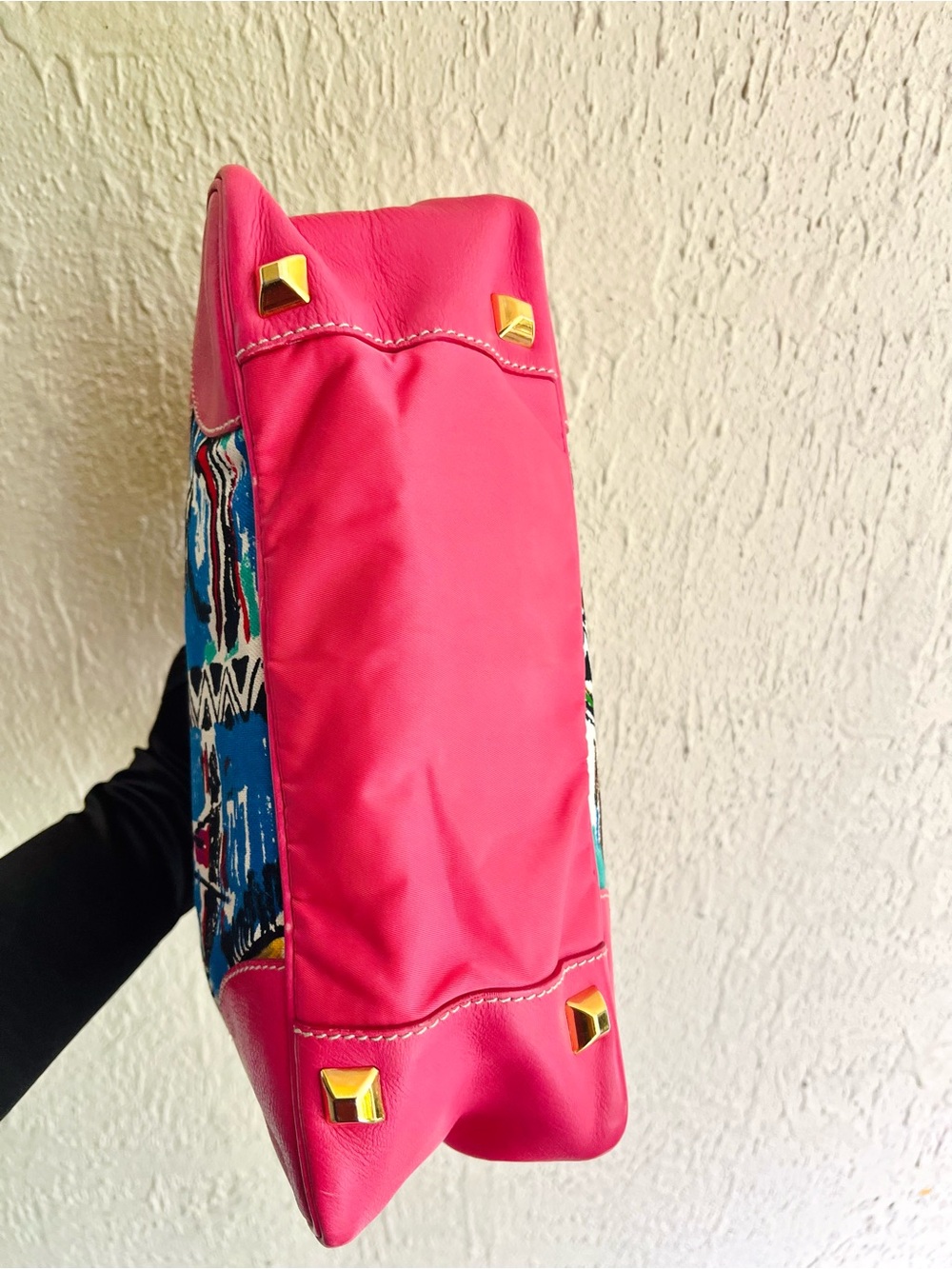 Prada Canapa Stampata Venez Shoulder Bag - Picture 5 of 14